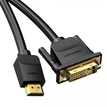 Kabel HDMI auf DVI 2M/SCHWARZ Abfbh Vention