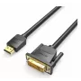 Kabel HDMI auf DVI 5M/SCHWARZ Abfbj Vention