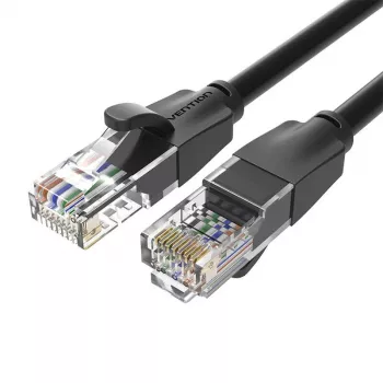 Netzwerkkabel UTP CAT6 Vention IBEBG RJ45 Ethernet 1000Mbps 1,5m Schwarz