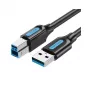 Kabel USB2.0 Male to MALE/2M Schwarz Coqbh Vention