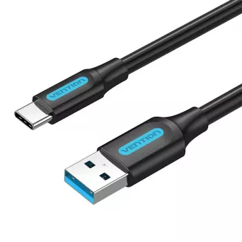USB 3.0 A auf USB-C Kabel Vention COZBH 2m Schwarz PVC