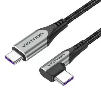 Vention TAKHF USB-C auf USB-C 5A Winkelkabel (grau)