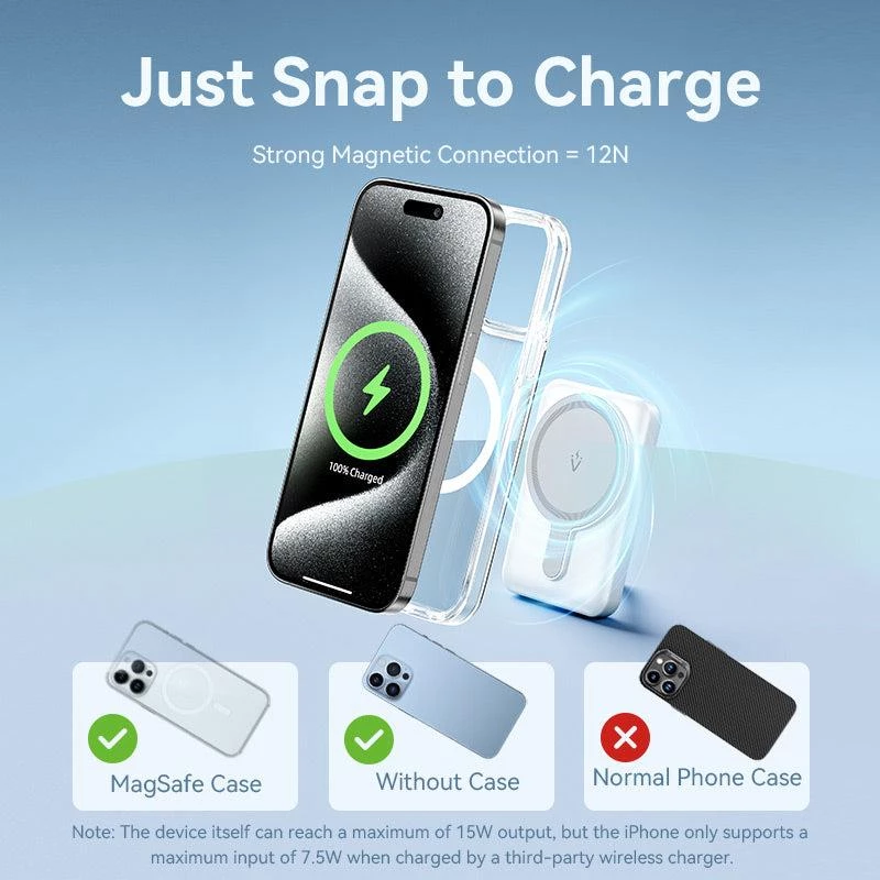 Powerbank Wrl 5000MAH 20W/MAGNETIC Schwarz FHSB0 Vention
