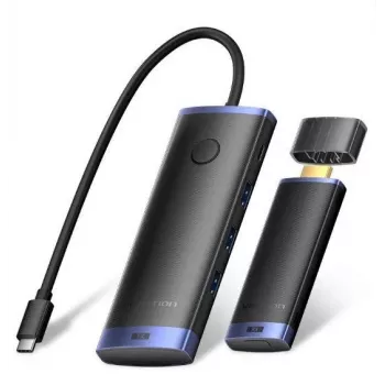 Bezprzewodowy transmiter HDMI ze stacją dokującą 6W1 Vention USB-C