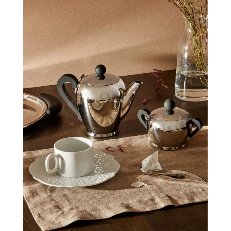 Alessi CA12/8 Bombé Teekanne Edelstahl 18/10 (CA12/8)