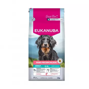 EUKANUBA Special Care Mono-Protein Adult Salmon Trockenfutter für Hunde 12 kg