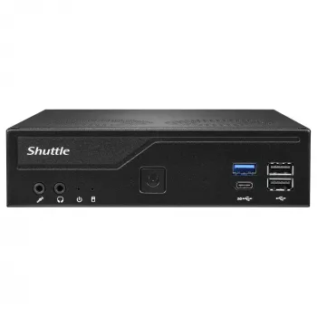 Shuttle Barebone schlank DH610V2 Intel/DDR5/schwarz - Barebone - Intel Sockel 1700 (Core i)