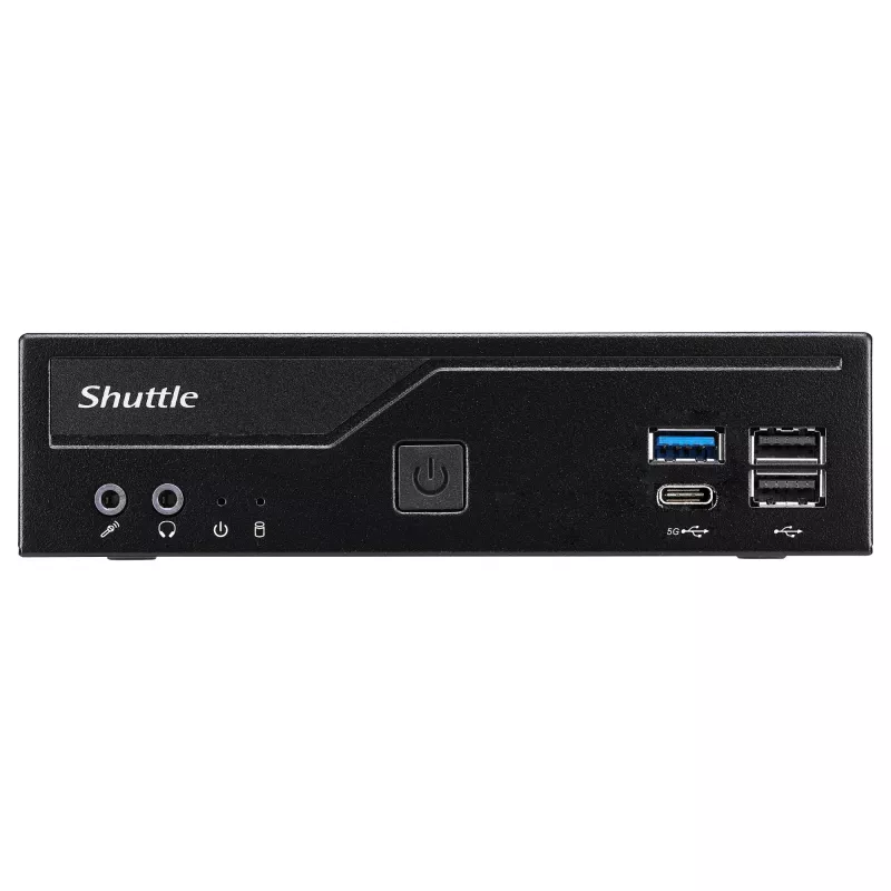 Shuttle Barebone schlank DH610V2 Intel/DDR5/schwarz - Barebone - Intel Sockel 1700 (Core i)