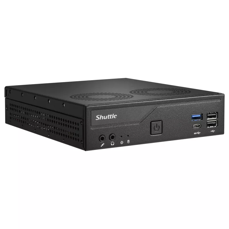 Shuttle Barebone schlank DH610V2 Intel/DDR5/schwarz - Barebone - Intel Sockel 1700 (Core i)
