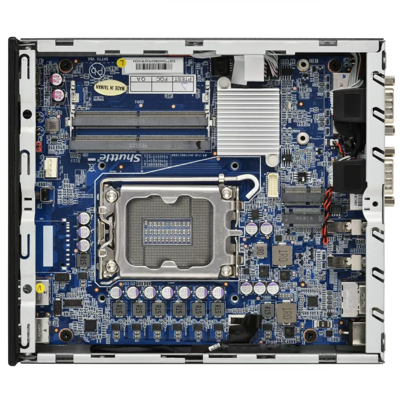 Shuttle Barebone schlank DH610V2 Intel/DDR5/schwarz - Barebone - Intel Sockel 1700 (Core i)