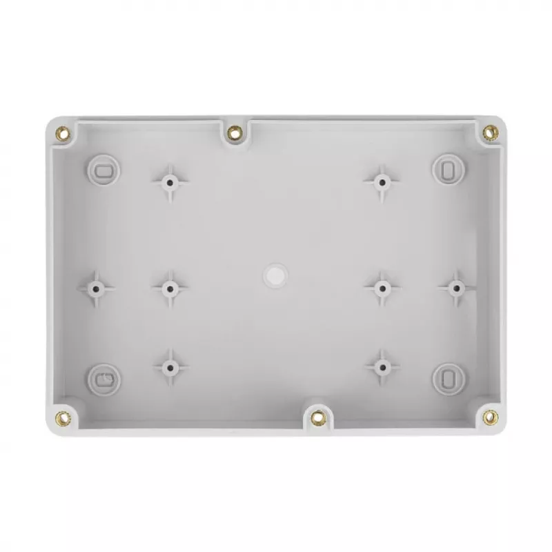 DeLOCK Installationsgehäuse 180x125x57mm grau ABS für den Außenbereich