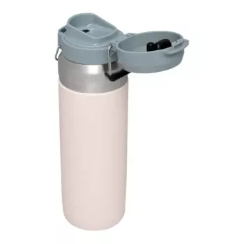 Wasserflasche STANLEY Quick-Flip 1,06 L — isolierte Trinkflasche für unterwegs, hellrosa