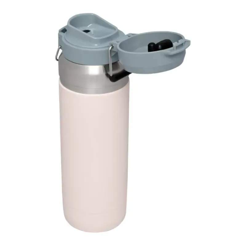 Wasserflasche STANLEY Quick-Flip 1,06 L — isolierte Trinkflasche für unterwegs, hellrosa