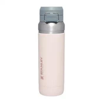 Wasserflasche STANLEY Quick-Flip 1,06 L — isolierte Trinkflasche für unterwegs, hellrosa