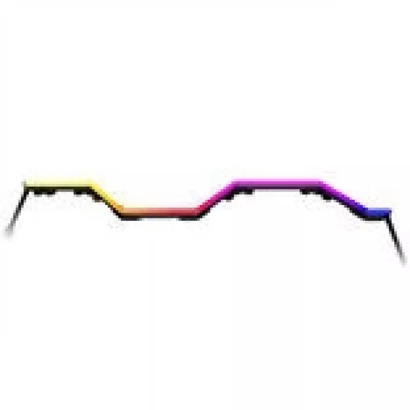 LED-Streifen HYTE Noodle LN70 ARGB 70 cm, Schwarz