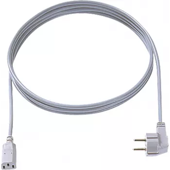 Netzkabel Bachmann 356.908, C13-Kupplung auf Netzstecker, 1,5 m, grau
