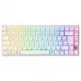 Mechanische kompakte drahtlose Tastatur Cherry XTRFY K33 75% QWERTZ Deutsch Weiß USB + RF + Bluetooth RGB