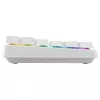 Mechanische kompakte drahtlose Tastatur Cherry XTRFY K33 75% QWERTZ Deutsch Weiß USB + RF + Bluetooth RGB