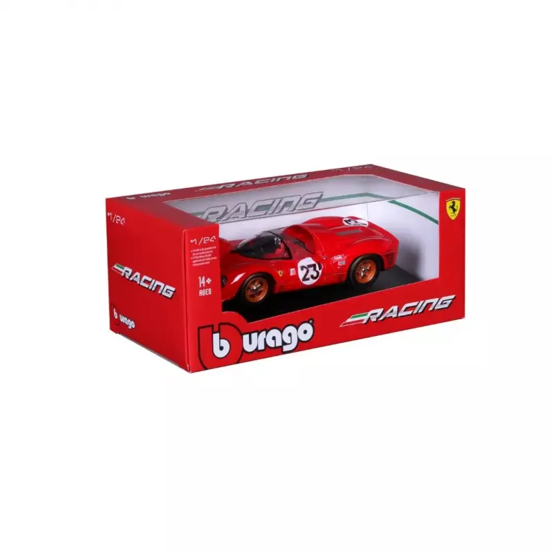 Supercar-Modell Bburago Ferrari 330 P4 Daytona, vormontiert im Maßstab 1:24