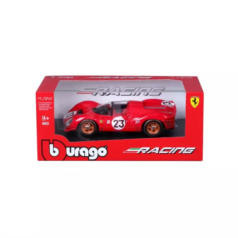 Supercar-Modell Bburago Ferrari 330 P4 Daytona, vormontiert im Maßstab 1:24