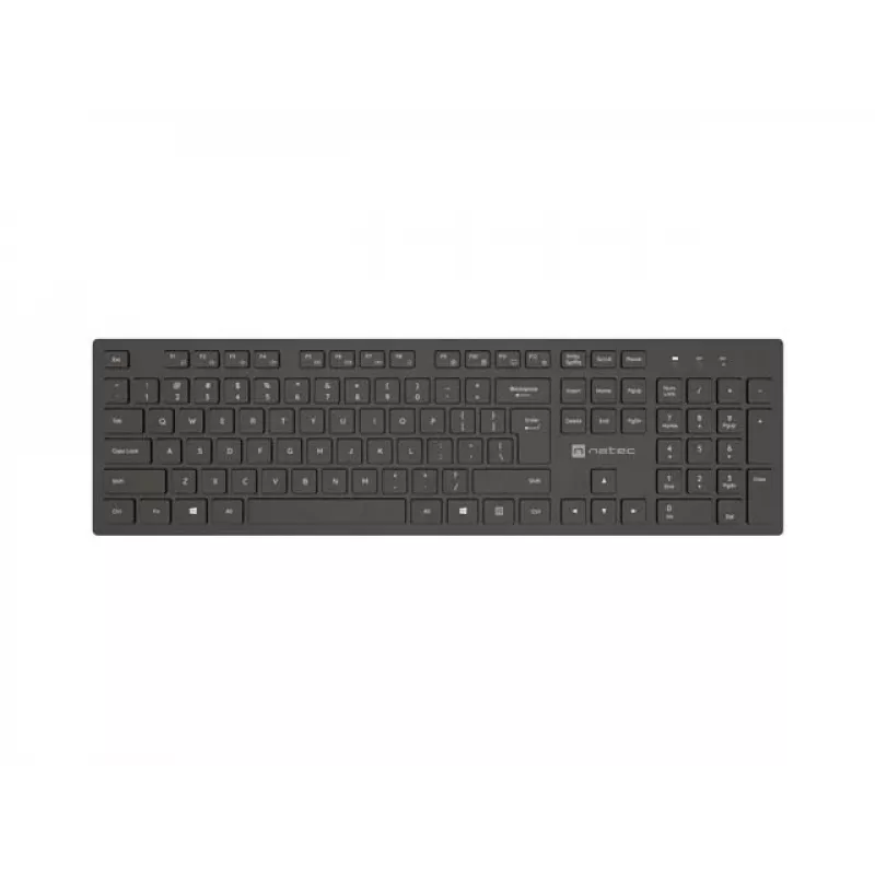 Tastatur NATEC HERRING Wireless 2.4 GHz schlank US layout
