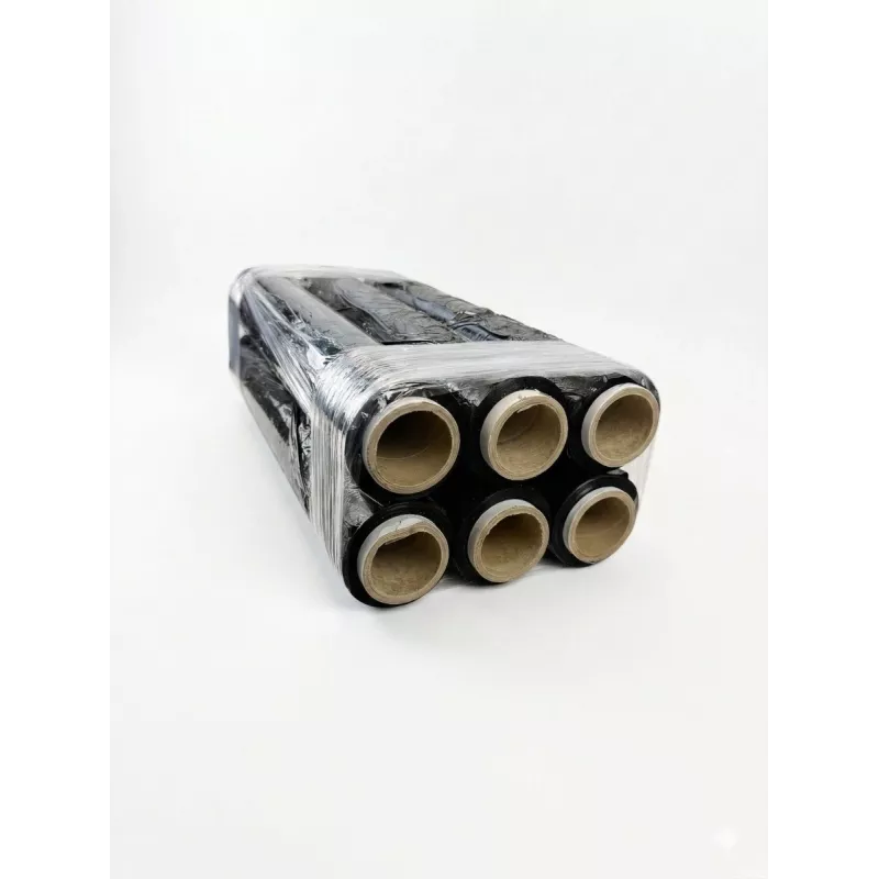 Stretchfolie schwarz 23mic 1,5kg x 6 BOX