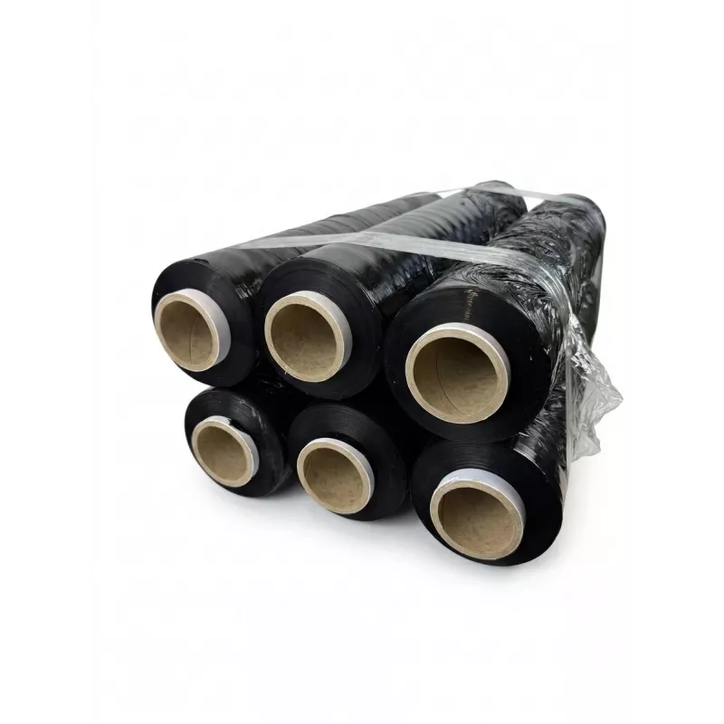Stretchfolie schwarz 23mic 3,0kg x 6 BOX