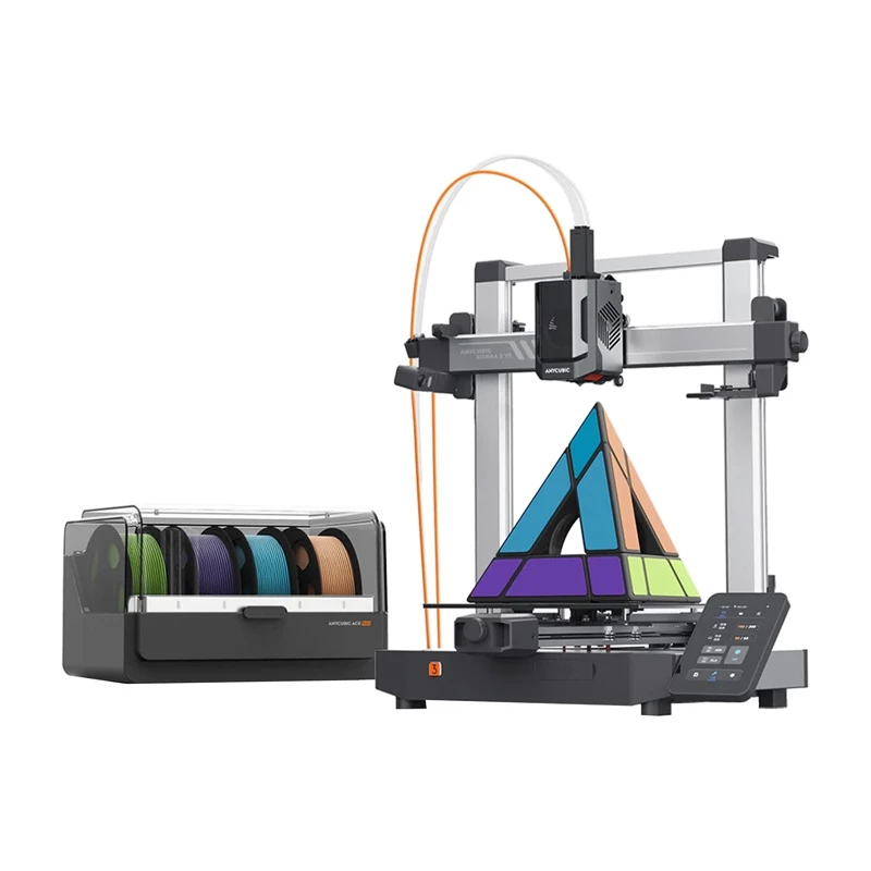 3D-Drucker AnyCubic Kobra 3 V2 Combo K3VC-IP-O — Bauvolumen 300×300×350 mm
