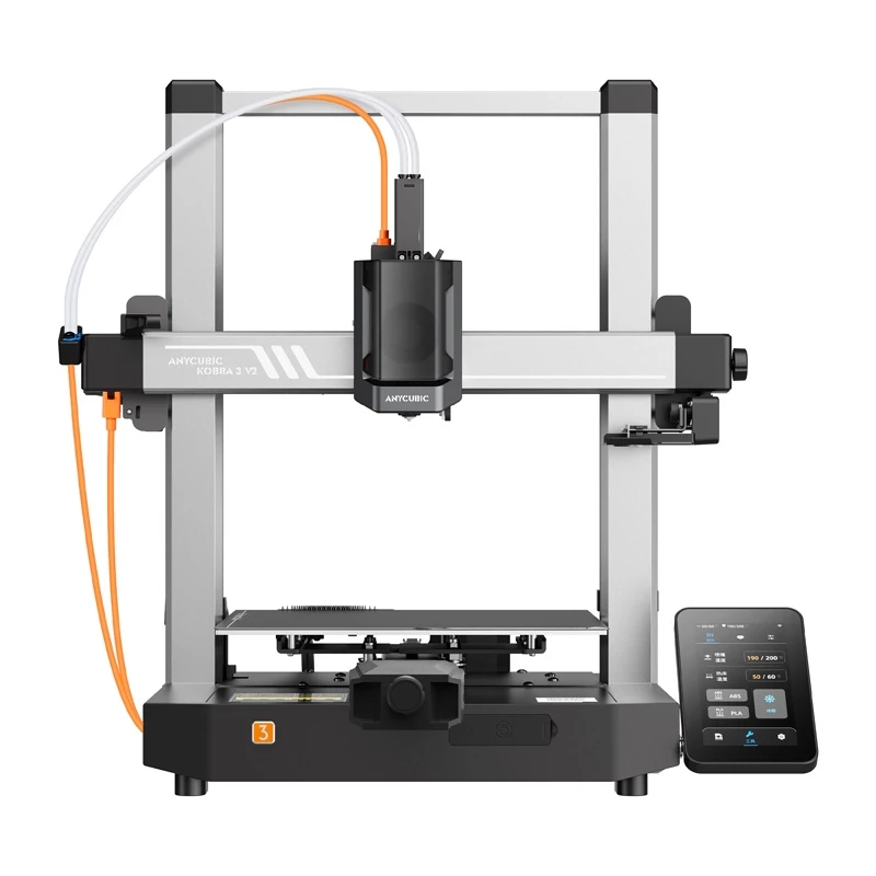 3D-Drucker AnyCubic Kobra 3 V2 Combo K3VC-IP-O — Bauvolumen 300×300×350 mm
