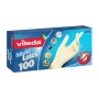 Einweg-Latexhandschuhe VILEDA Multi Latex 100, Beige, Größe S/M, 100 Stück