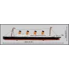 Bausatz Cobi R.M.S. Titanic Modellbausatz, 848 Teile, sammelbares Schiffsmodell