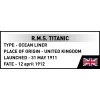 Bausatz Cobi R.M.S. Titanic Modellbausatz, 848 Teile, sammelbares Schiffsmodell