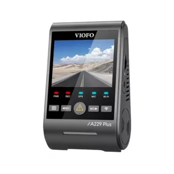 Dashcam VIOFO A229 PLUS 1CH-G GPS — 1‑Kanal, 2560×1440, GPS, Wi‑Fi, 2,4 Zoll Anzeige, MicroSD bis zu 512GB