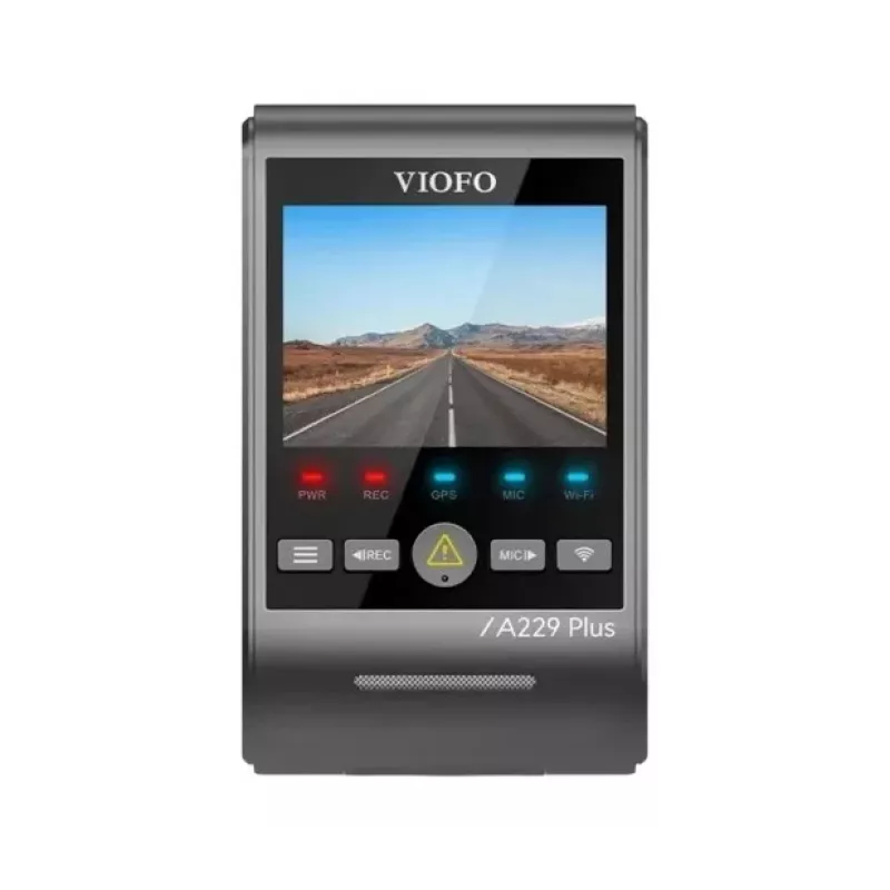 Dashcam VIOFO A229 PLUS 1CH-G GPS — 1‑Kanal, 2560×1440, GPS, Wi‑Fi, 2,4 Zoll Anzeige, MicroSD bis zu 512GB