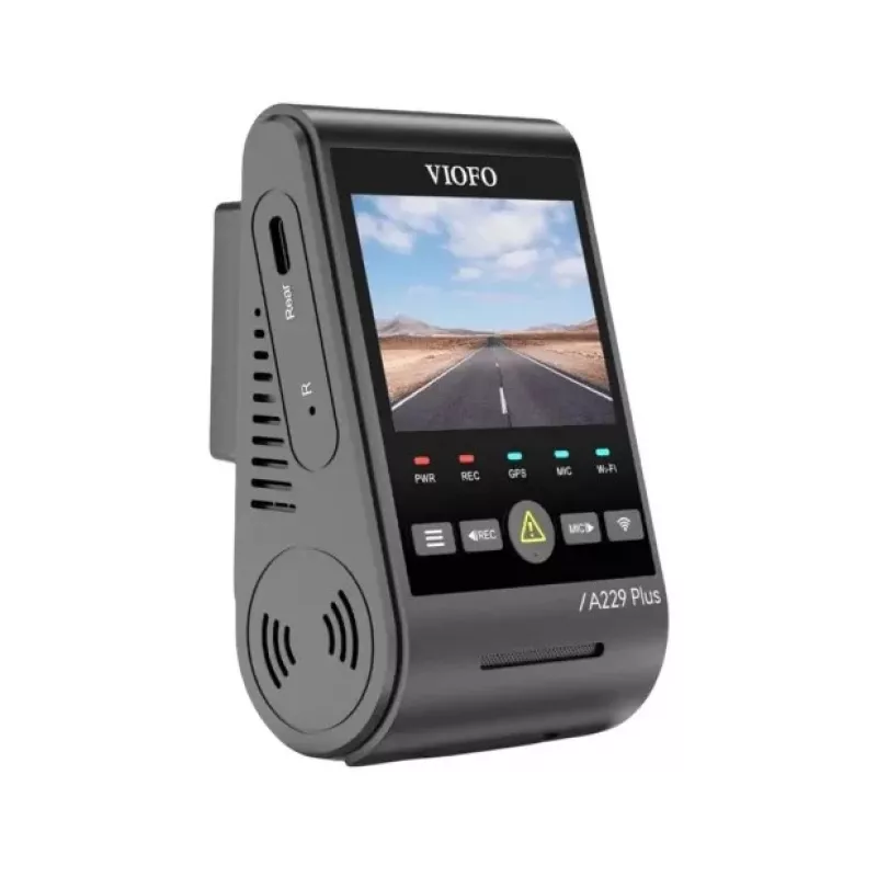 Dashcam VIOFO A229 PLUS 1CH-G GPS — 1‑Kanal, 2560×1440, GPS, Wi‑Fi, 2,4 Zoll Anzeige, MicroSD bis zu 512GB