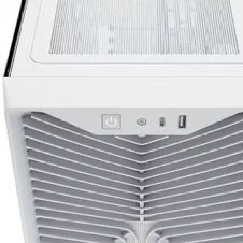 Corsair 3200D RS PC-Gehäuse, Midi-Tower, ATX, Tempered Glass - Weiß