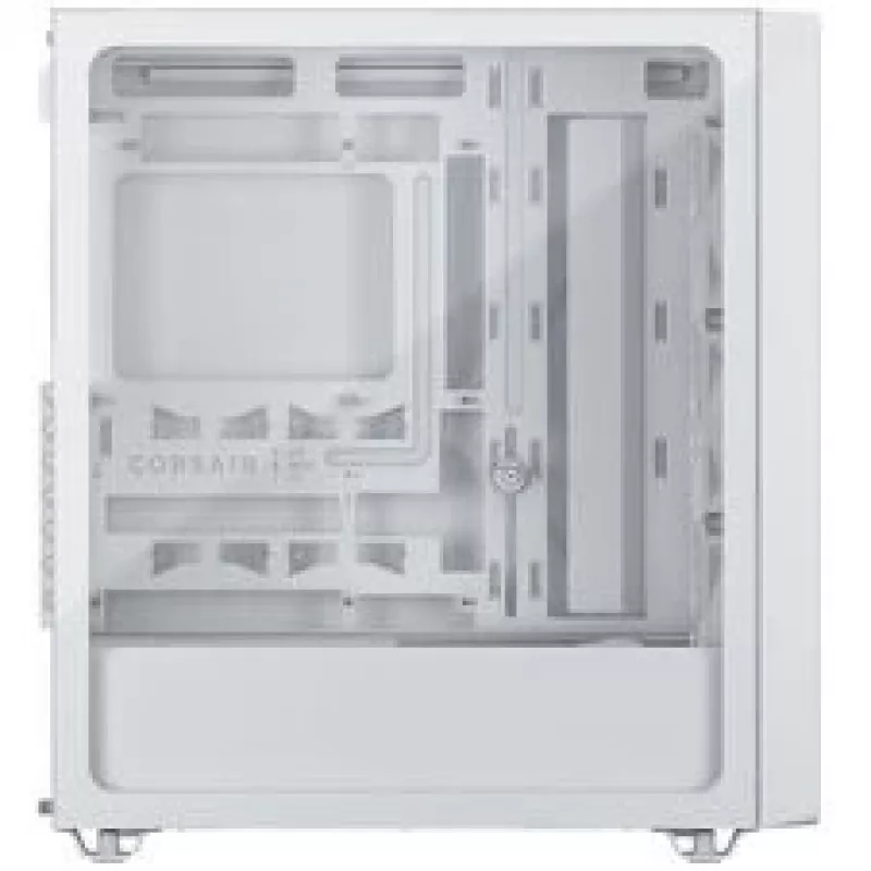 Corsair 3200D RS PC-Gehäuse, Midi-Tower, ATX, Tempered Glass - Weiß