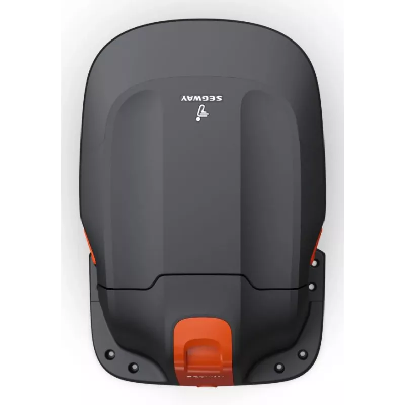 Roboter-Rasenmäher-Garage Segway Garage M für Navimow H / H2 / i2 Serie, schwarz-orange, inkl. Montageset