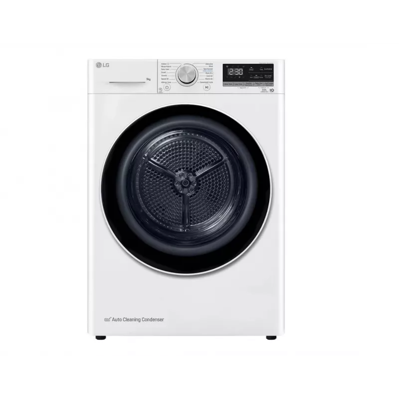LG RH90V9AV4N, Wärmepumpe, 9 kg, Tiefe 66 cm - Wäschetrockner