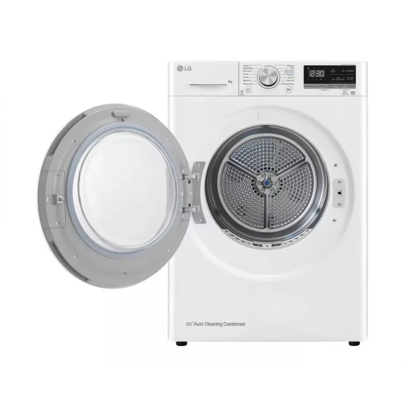 LG RH90V9AV4N, Wärmepumpe, 9 kg, Tiefe 66 cm - Wäschetrockner