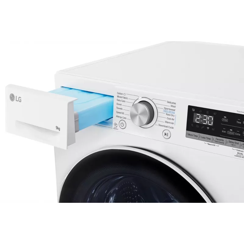 LG RH90V9AV4N, Wärmepumpe, 9 kg, Tiefe 66 cm - Wäschetrockner