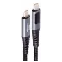USB-C-zu-USB-C-Kabel ShiverPeaks BS14-59035 USB 2.0, 2 m, Goldkontakte, magnetisch abgeschirmt, Schwarz/Grau