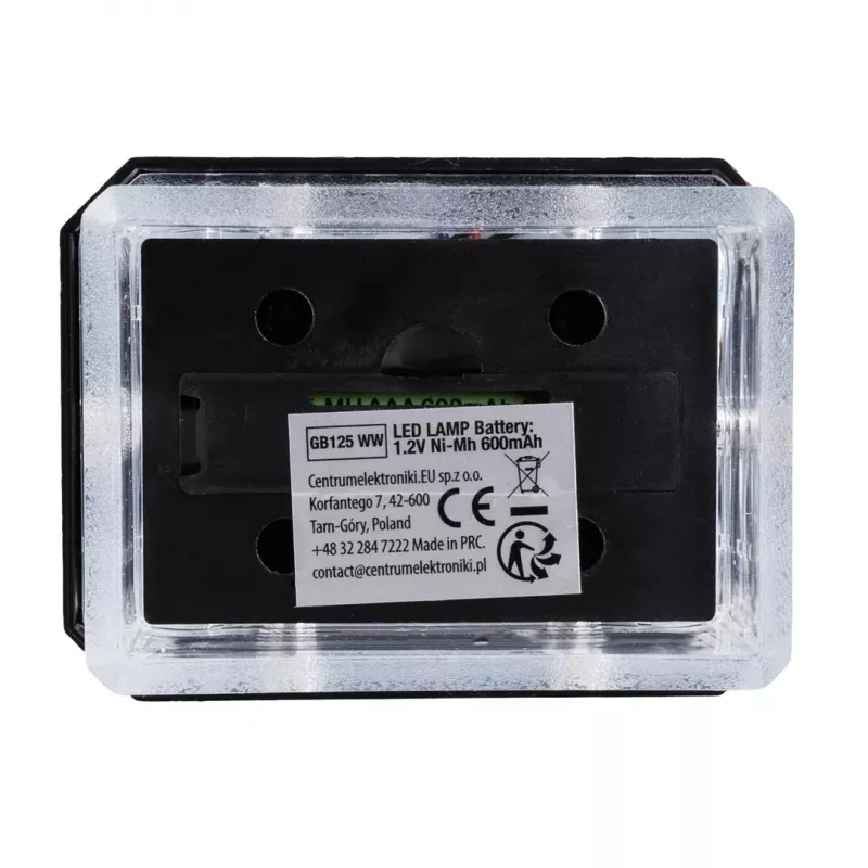GreenBlue Solar LED Pollerleuchte, 60x40mm, Umschlag-förmiger Lampenschirm, 3200K, GB125 WW