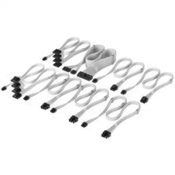 Corsair Premium-Sleeved DC Kabel Pro Kit, für Typ-5-Netzteil - Weiß