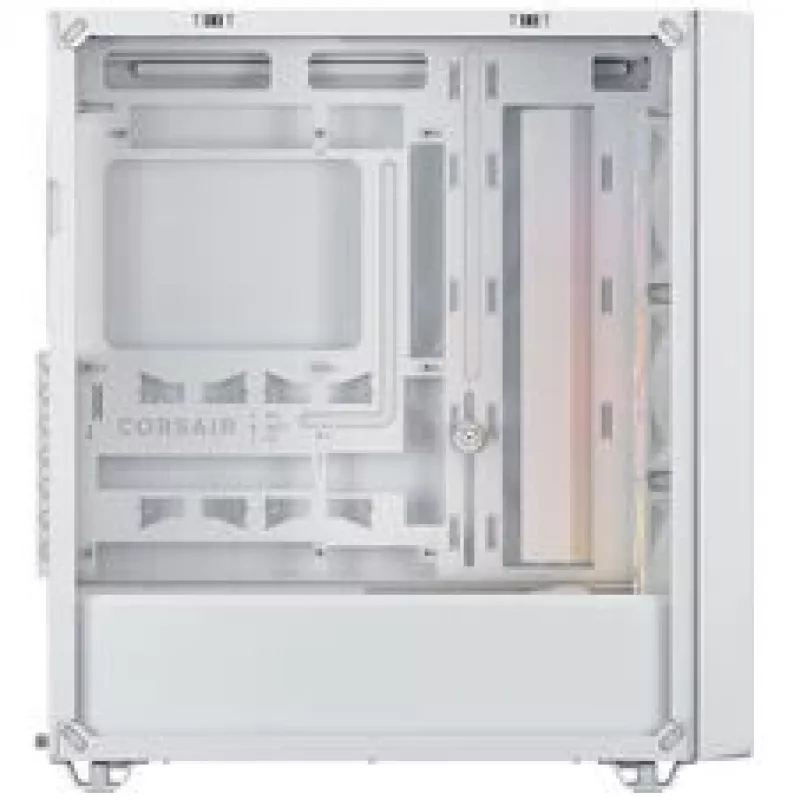 Corsair 3200D RS ARGB PC-Gehäuse, Midi-Tower, ATX, gehärtetes Glas - Weiß