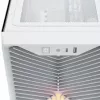 Corsair 3200D RS ARGB PC-Gehäuse, Midi-Tower, ATX, gehärtetes Glas - Weiß