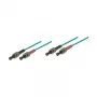 Patchkabel LWL Duplex OM3 (Multimode, 50/125) ST/ST, LSZH, 2 m, Good Connections®