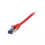Synergy21 Patchkabel RJ45, CAT6A 500 MHz, 1,0 m, Rot, S-STP(S/FTP), TPE/LSZH (Superflex), AWG26,