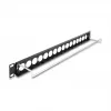 Patch Panel DeLOCK 19 Zoll D-Type 16 Port 1U Schwarz Modell 67058