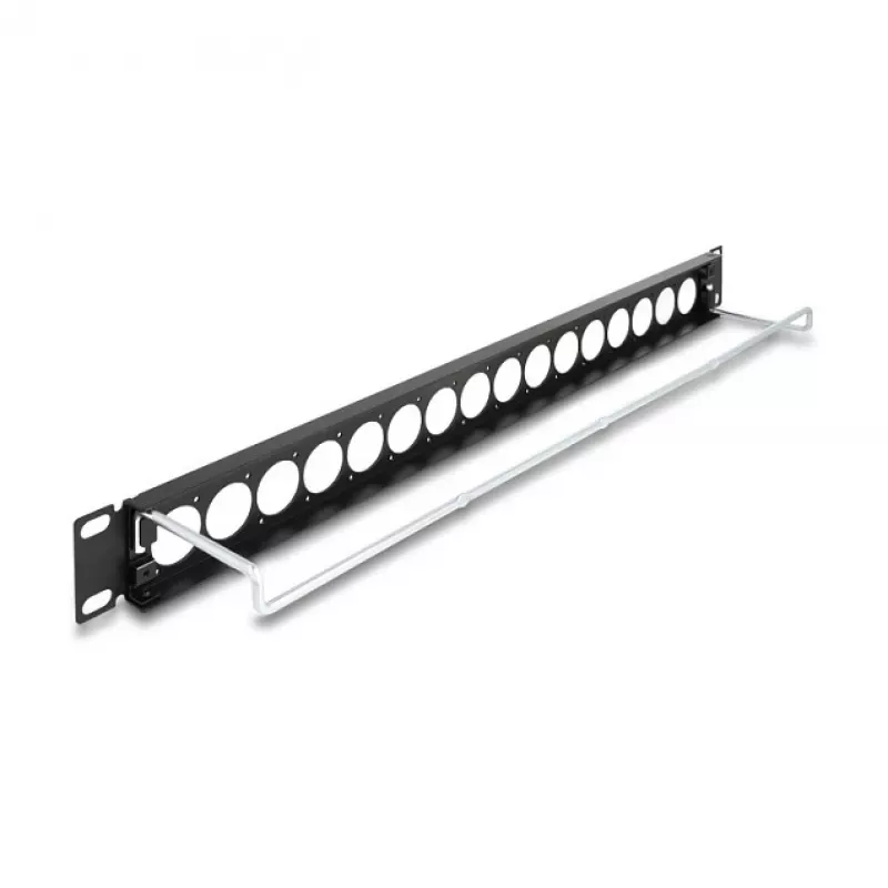 Patch Panel DeLOCK 19 Zoll D-Type 16 Port 1U Schwarz Modell 67058